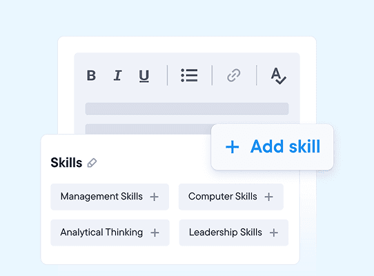 Easy resume editor