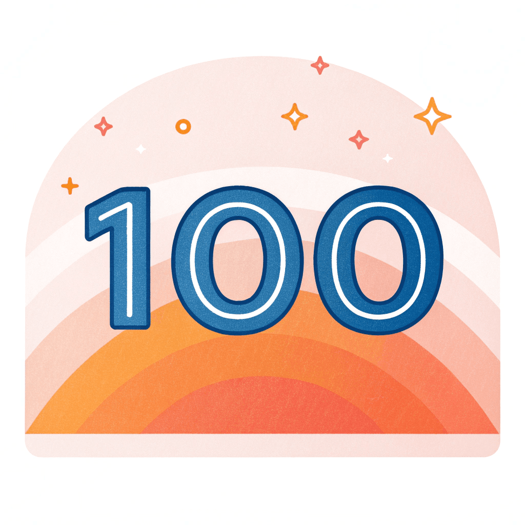 100